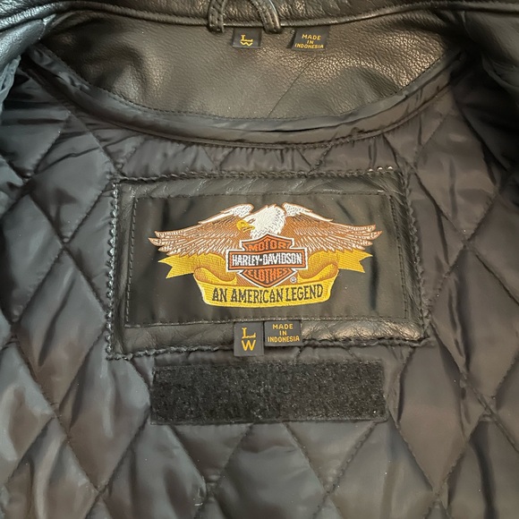 Harley Davidson woman’s leather riding jacket - Picture 8 of 8